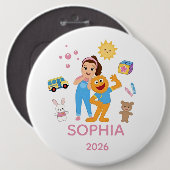 Personalisiertes Kleinkind-Ornament, Frau Rachel Button (Vorne & Hinten)