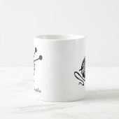 Personalisiertes Knittern von Lover-Geschenk Kaffeetasse (Mittel)