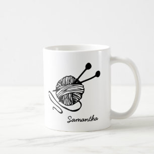 Personalisiertes Knittern von Lover-Geschenk Kaffeetasse