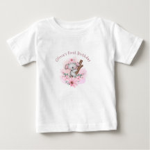 Personalisiertes Koala-Erstgeburtstags-Shirt 