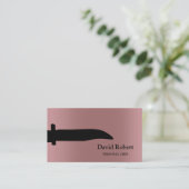 Personalisiertes Koch Küche Restaurant Visitenkarte (Stehend Vorderseite)