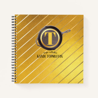 Personalisiertes Kochbuch aus Gusseisen Notizblock