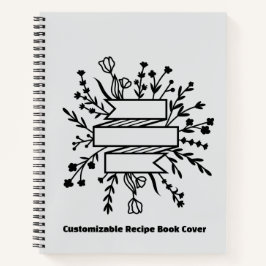 Personalisiertes Kochbuch | Blank Custom Cookbook Notizblock