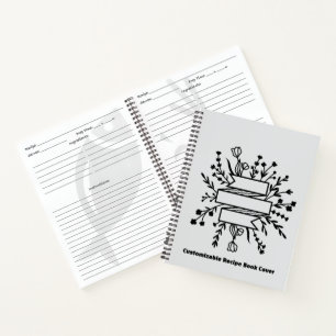 Personalisiertes Kochbuch   Blank Custom Cookbook Notizblock
