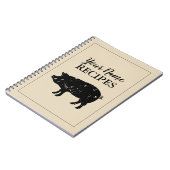 Personalisiertes Kochbuch für Koch-Koch Notizblock (Linke Seite)