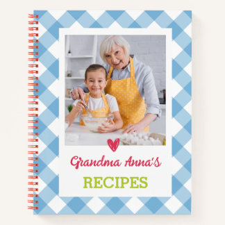 Personalisiertes Kochbuch (Ihr Foto) Rezept-Notebo Notizblock
