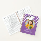 Personalisiertes Kochbuch (Ihr Foto) Rezept-Notebo Notizblock (Innenseite)