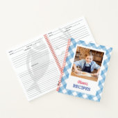 Personalisiertes Kochbuch (Ihr Foto) Rezept-Notebo Notizblock (Innenseite)