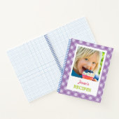Personalisiertes Kochbuch (Ihr Foto) Rezept-Notebo Notizblock (Innenseite)