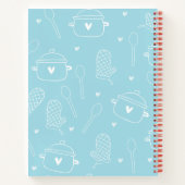 Personalisiertes Kochbuch (Ihr Foto) Rezept-Notebo Notizblock (Rückseite)