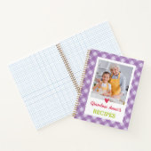 Personalisiertes Kochbuch (Ihr Foto) Rezept-Notebo Notizblock (Innenseite)