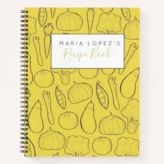 Personalisiertes Kochbuch Notizblock (Vorderseite)