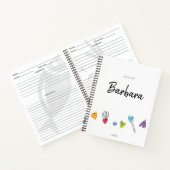 Personalisiertes Kochbuch Notizblock (Innenseite)