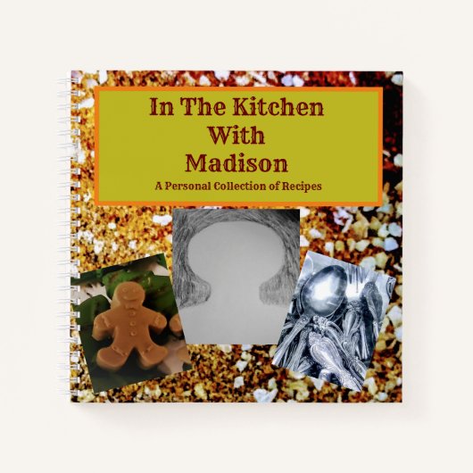 Personalisiertes Kochbuch Notizblock (Vorderseite)