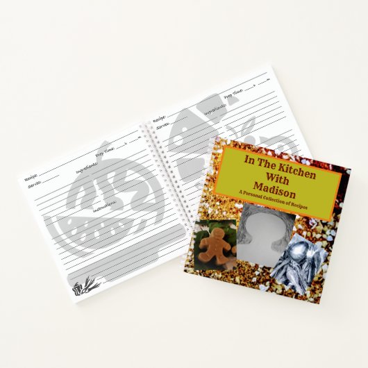 Personalisiertes Kochbuch Notizblock (Innenseite)