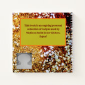 Personalisiertes Kochbuch Notizblock (Rückseite)