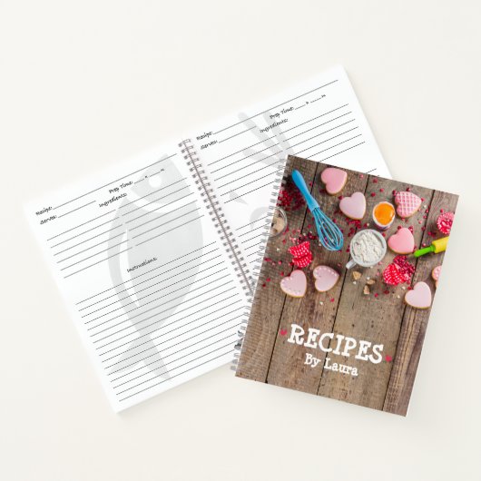 Personalisiertes Kochbuch zum Schreiben Notizblock (Innenseite)