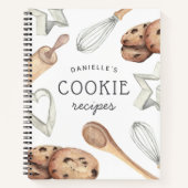 Personalisiertes Kochrezept Notizblock (Vorderseite)