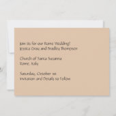 Personalisiertes Kolosseum Rom Italien Save the Da Date (Rückseite)