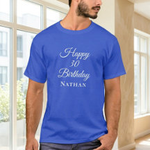 Personalisiertes königsblaues Unisex-T-Shirt - Ind