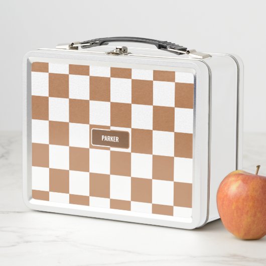 Personalisiertes, kontrolliertes neutrales Cognac- Metall Brotdose (Beispiel)