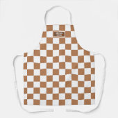 Personalisiertes, kontrolliertes neutrales Cognac- Schürze (Vorderseite)