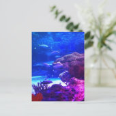 Personalisiertes Korallenriff Postkarte (Stehend Vorderseite)