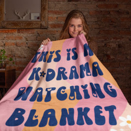 Personalisiertes koreanisches Drama Lover KDrama W Sherpadecke