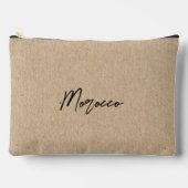 Personalisiertes Kraftsackpapier Brown Zubehörtasche (Vorderseite)