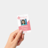 Personalisiertes Krankenhaus- oder Klinikpersonal Ausweis (Handheld)