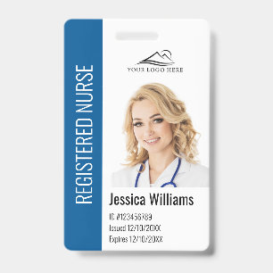 Personalisiertes Krankenhausmitarbeiter-Logo & Fot Ausweis