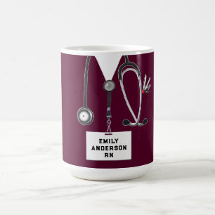 Personalisiertes Krankenpflege-Geschenk Kaffeetasse