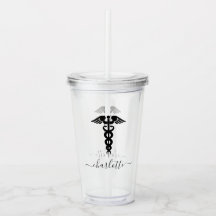 Personalisiertes Krankenpfleger Caduceus Medizinis