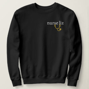 Personalisiertes Krankenpfleger-Name- und -Qualifi Sweatshirt