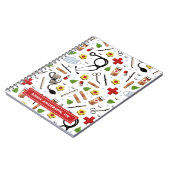 Personalisiertes KrankenversicherungsNotebook Notizblock (Linke Seite)