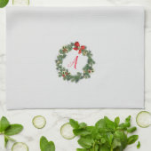 Personalisiertes Kraut Weihnachtsküche Handtuch (Gefaltet)