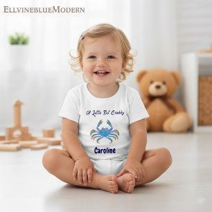 Personalisiertes Krebs-Zodiak-Impressionist-Kinder Baby T-shirt