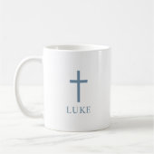 Personalisiertes Kreuz Kaffeetasse (Links)