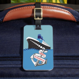 Personalisiertes Kreuzfahrtschiff Gepäckanhänger