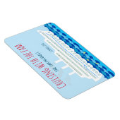 Personalisiertes Kreuzfahrtschiff Magnet (Rechte Seite)