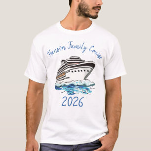 Personalisiertes Kreuzfahrtschiff T-Shirt