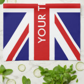 Personalisiertes Küchentuch für Britische Union (Gefaltet)