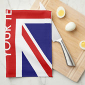 Personalisiertes Küchentuch für Britische Union (Viertel Falte)