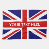 Personalisiertes Küchentuch für Britische Union (Horizontal)