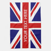 Personalisiertes Küchentuch für Britische Union (Vertikal)