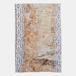 Personalisiertes Küchentücher Land Holzbalken Spit