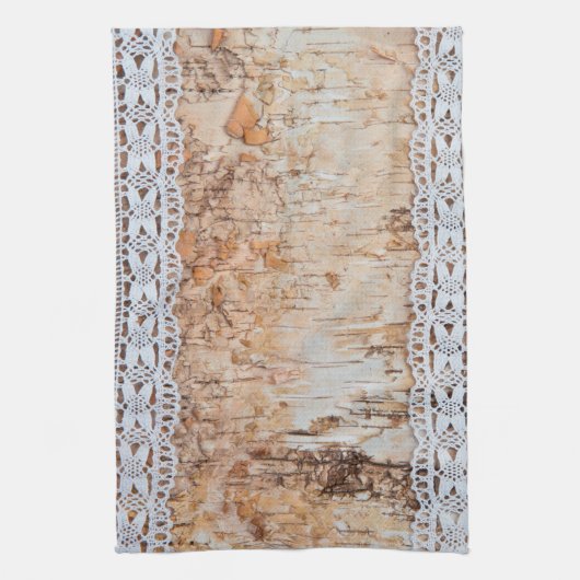 Personalisiertes Küchentücher Land Holzbalken Spit (Vertikal)