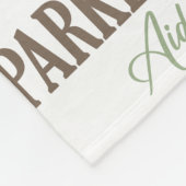 Personalisiertes Kuh Baby Blanket | 60 x 80 Fleece (Ecke)