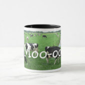 Personalisiertes Kuh-Geschenk: Milch-Tasse mit Tasse (Zentrum)