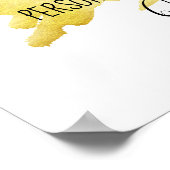 Personalisiertes Kundenangebot für Goldfolie Poster (Ecke)